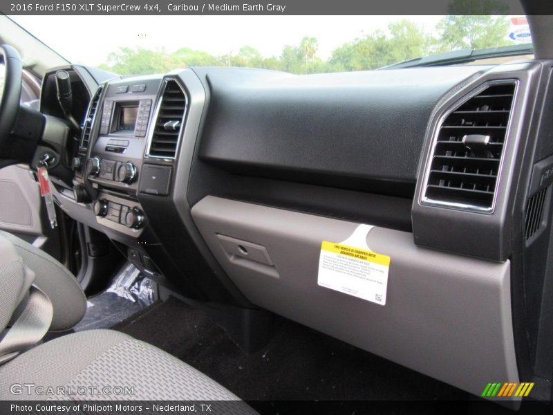 Caribou / Medium Earth Gray 2016 Ford F150 XLT SuperCrew 4x4