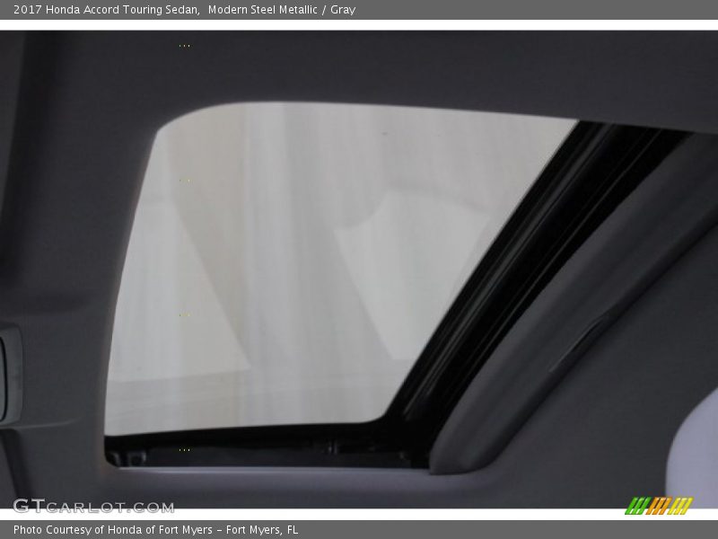 Modern Steel Metallic / Gray 2017 Honda Accord Touring Sedan