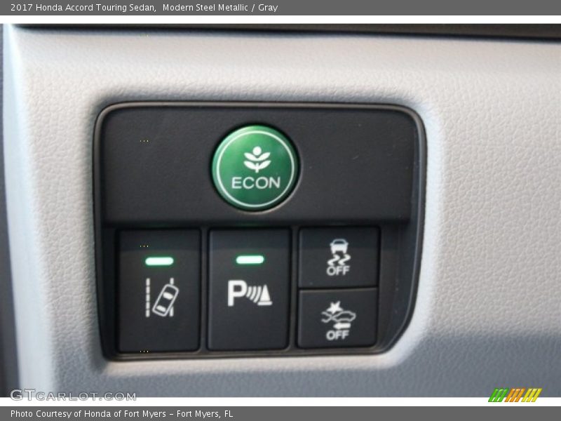 Modern Steel Metallic / Gray 2017 Honda Accord Touring Sedan