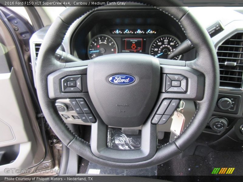 Caribou / Medium Earth Gray 2016 Ford F150 XLT SuperCrew 4x4