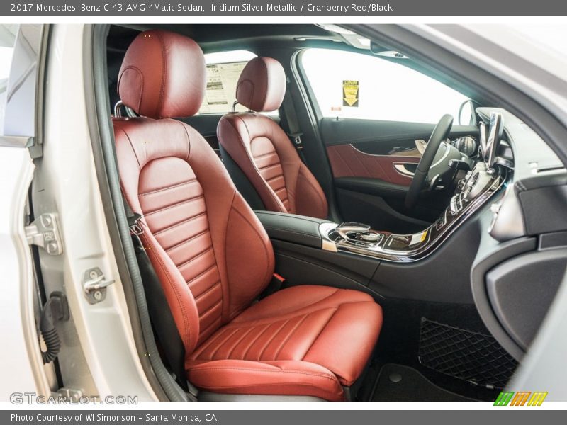 Front Seat of 2017 C 43 AMG 4Matic Sedan