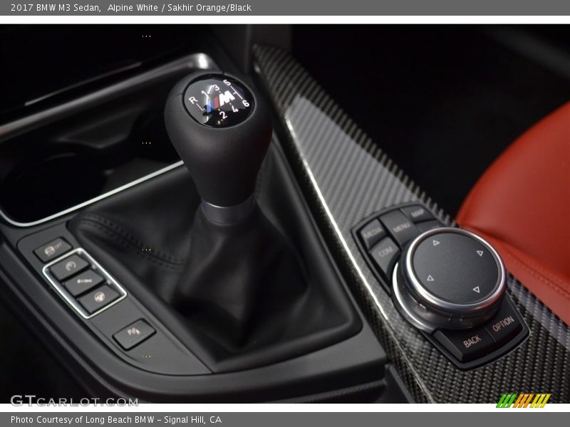 Alpine White / Sakhir Orange/Black 2017 BMW M3 Sedan