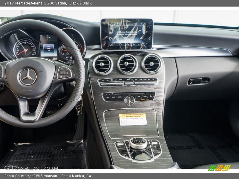 Black / Black 2017 Mercedes-Benz C 300 Sedan