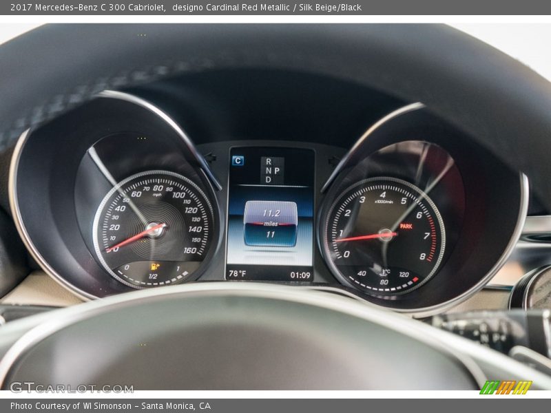  2017 C 300 Cabriolet 300 Cabriolet Gauges
