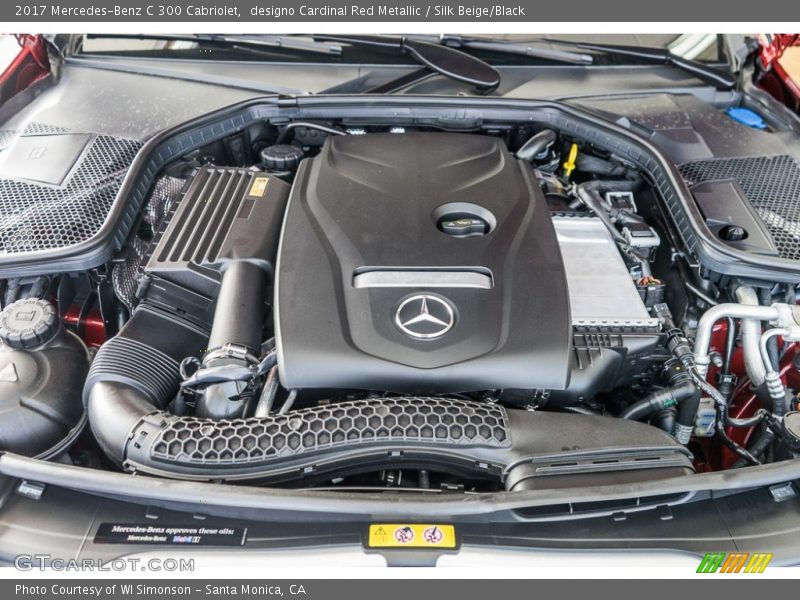  2017 C 300 Cabriolet Engine - 2.0 Liter DI Turbocharged DOHC 16-Valve VVT 4 Cylinder