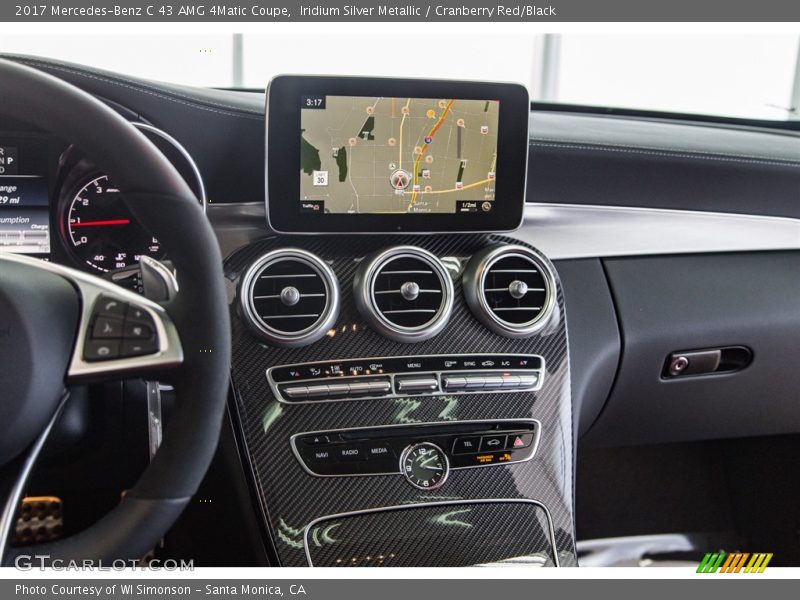 Controls of 2017 C 43 AMG 4Matic Coupe