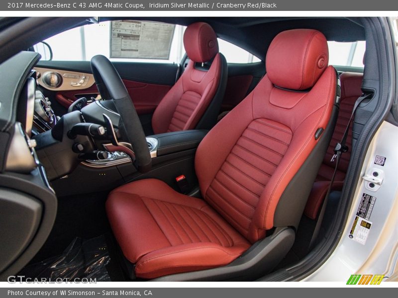 Front Seat of 2017 C 43 AMG 4Matic Coupe