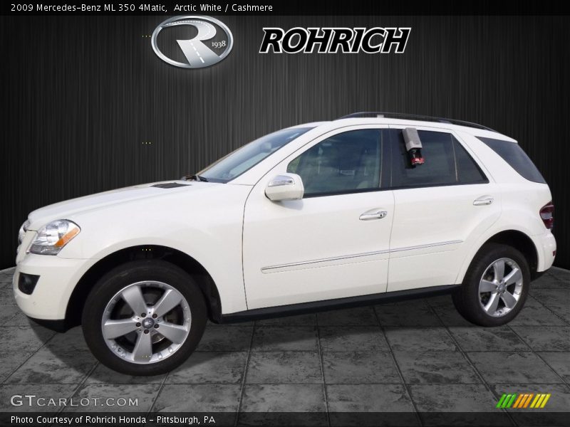Arctic White / Cashmere 2009 Mercedes-Benz ML 350 4Matic