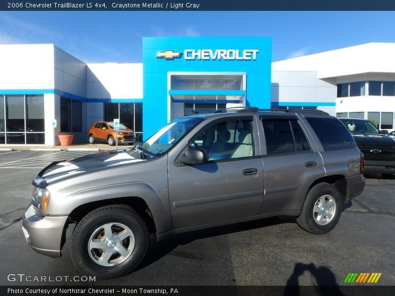 Graystone Metallic / Light Gray 2006 Chevrolet TrailBlazer LS 4x4