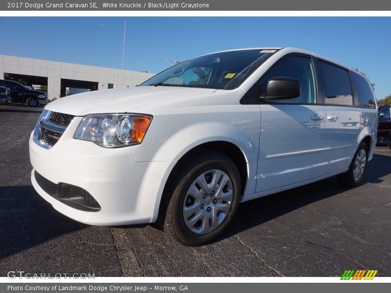 White Knuckle / Black/Light Graystone 2017 Dodge Grand Caravan SE