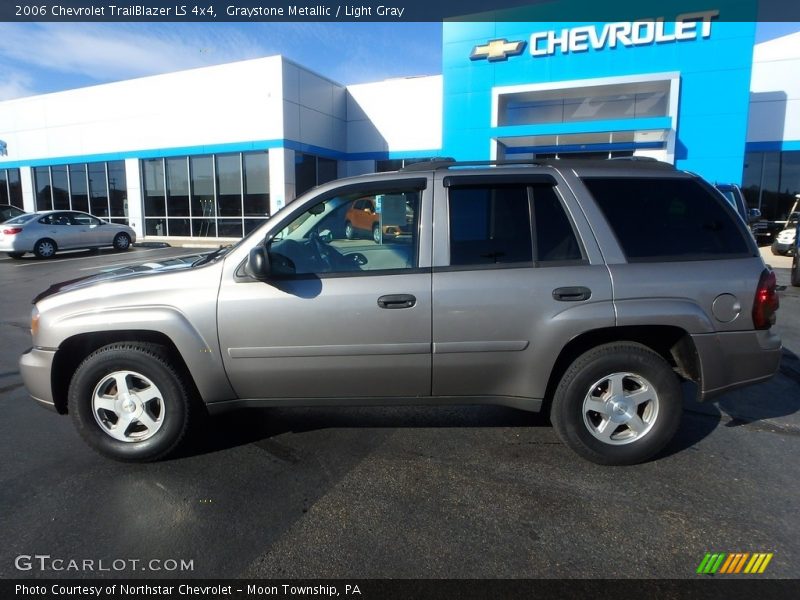 Graystone Metallic / Light Gray 2006 Chevrolet TrailBlazer LS 4x4