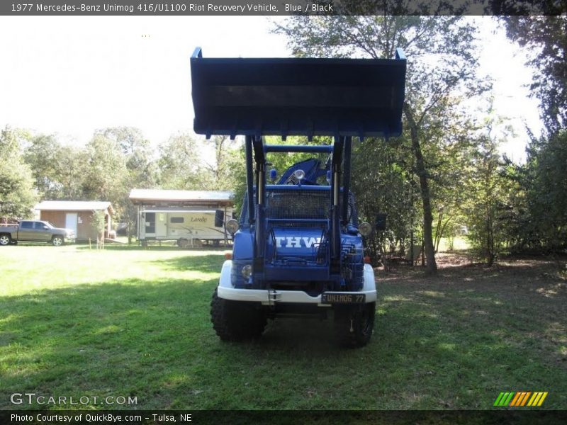 Blue / Black 1977 Mercedes-Benz Unimog 416/U1100 Riot Recovery Vehicle