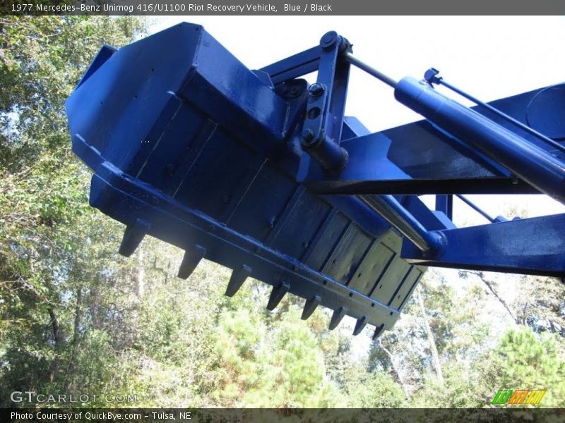 Blue / Black 1977 Mercedes-Benz Unimog 416/U1100 Riot Recovery Vehicle