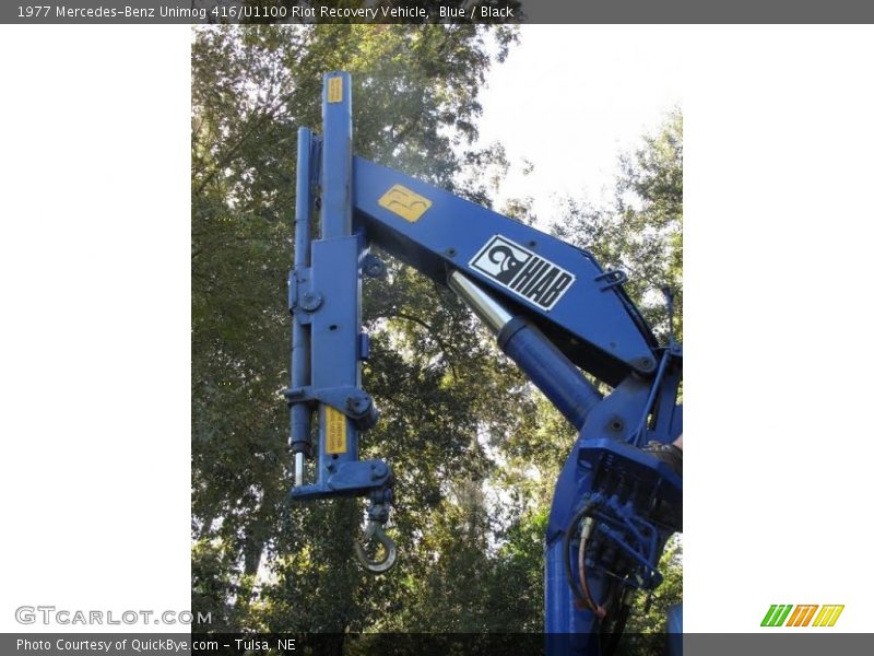 Blue / Black 1977 Mercedes-Benz Unimog 416/U1100 Riot Recovery Vehicle