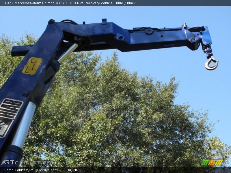 Blue / Black 1977 Mercedes-Benz Unimog 416/U1100 Riot Recovery Vehicle