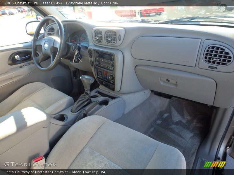 Graystone Metallic / Light Gray 2006 Chevrolet TrailBlazer LS 4x4
