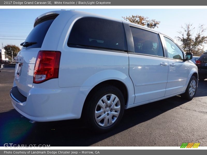 White Knuckle / Black/Light Graystone 2017 Dodge Grand Caravan SE