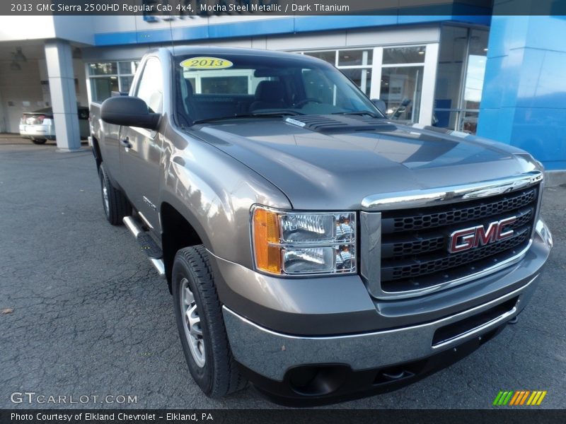 Mocha Steel Metallic / Dark Titanium 2013 GMC Sierra 2500HD Regular Cab 4x4