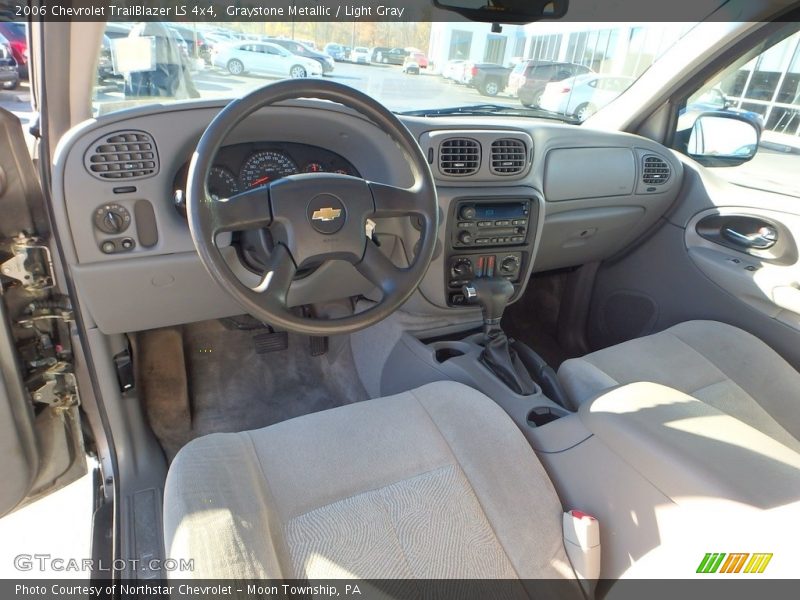 Graystone Metallic / Light Gray 2006 Chevrolet TrailBlazer LS 4x4