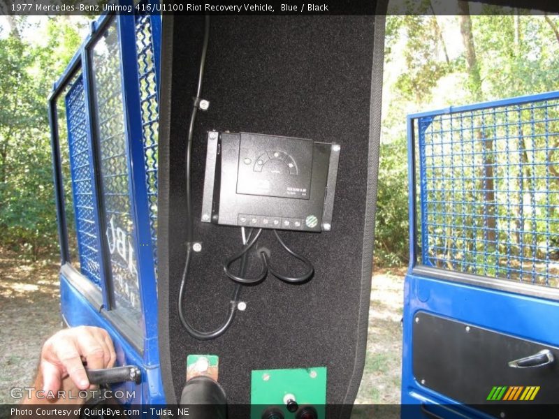 Blue / Black 1977 Mercedes-Benz Unimog 416/U1100 Riot Recovery Vehicle