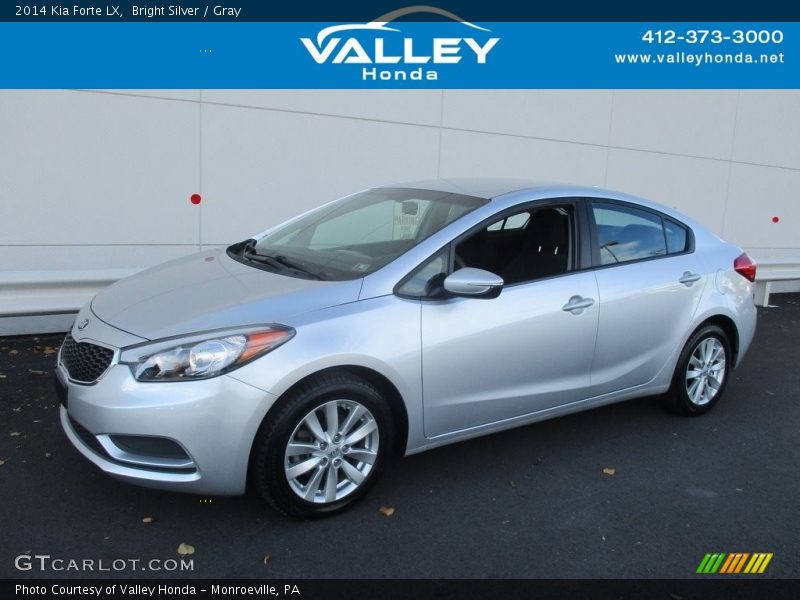 Bright Silver / Gray 2014 Kia Forte LX