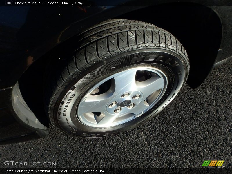 Black / Gray 2002 Chevrolet Malibu LS Sedan