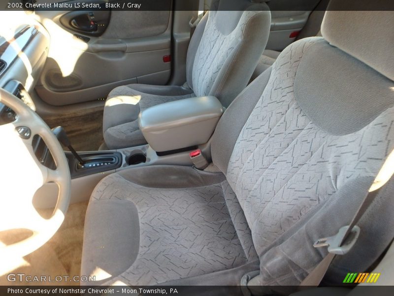 Black / Gray 2002 Chevrolet Malibu LS Sedan