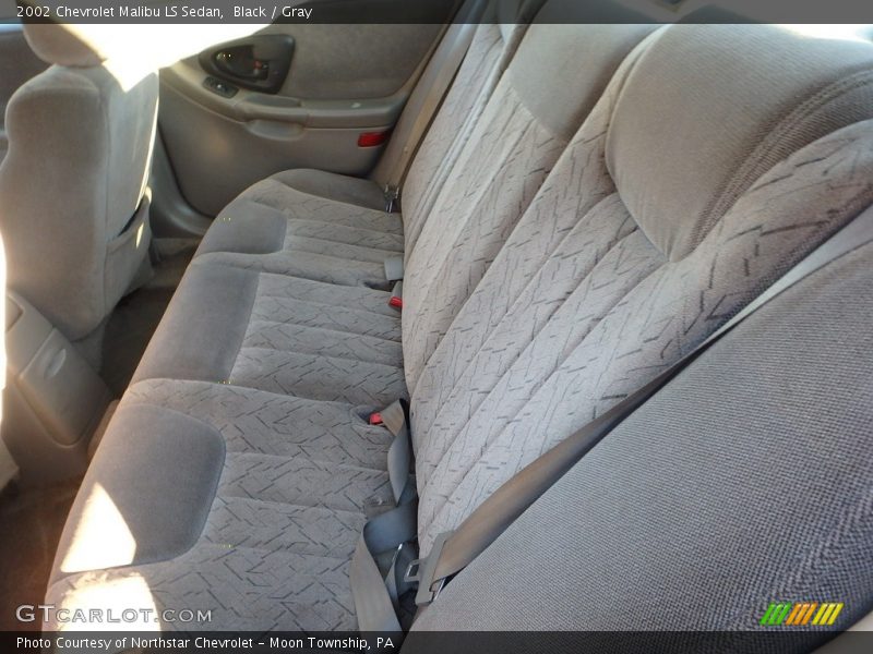 Black / Gray 2002 Chevrolet Malibu LS Sedan