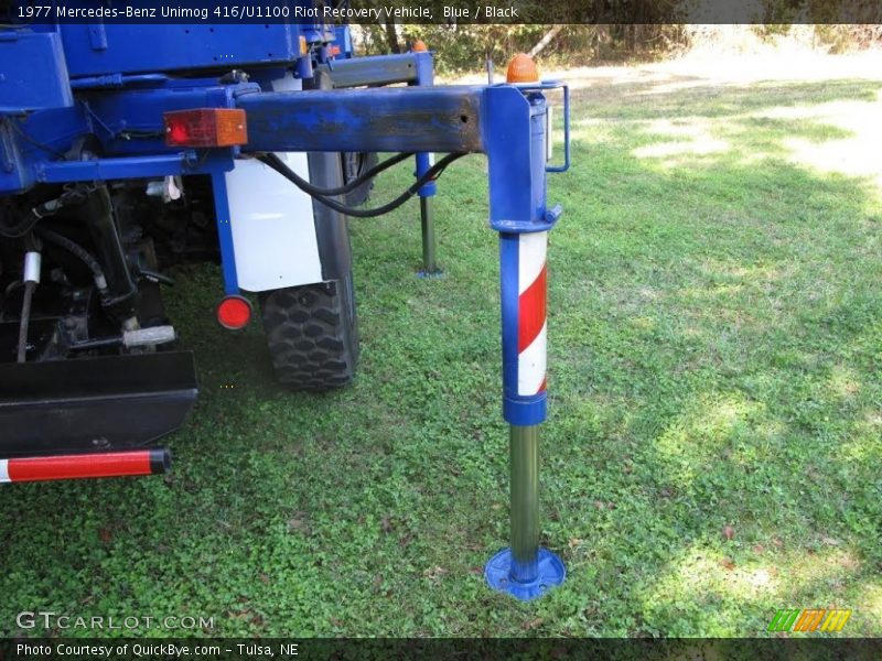 Blue / Black 1977 Mercedes-Benz Unimog 416/U1100 Riot Recovery Vehicle