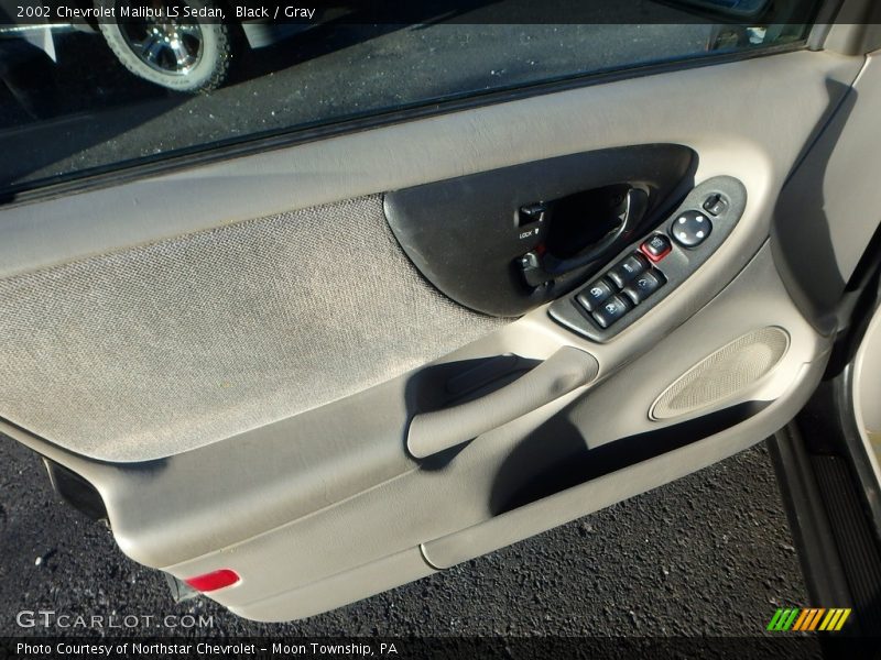 Black / Gray 2002 Chevrolet Malibu LS Sedan