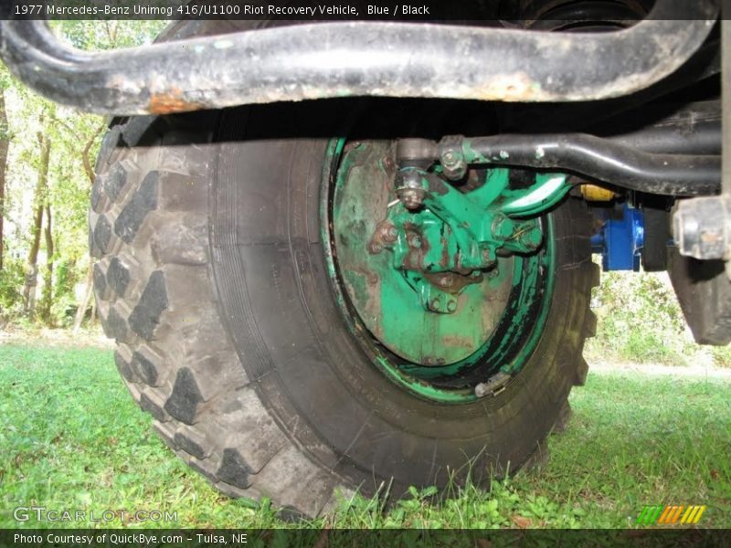 Blue / Black 1977 Mercedes-Benz Unimog 416/U1100 Riot Recovery Vehicle