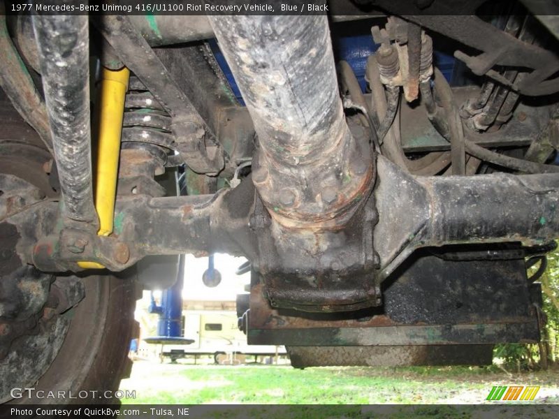 Blue / Black 1977 Mercedes-Benz Unimog 416/U1100 Riot Recovery Vehicle