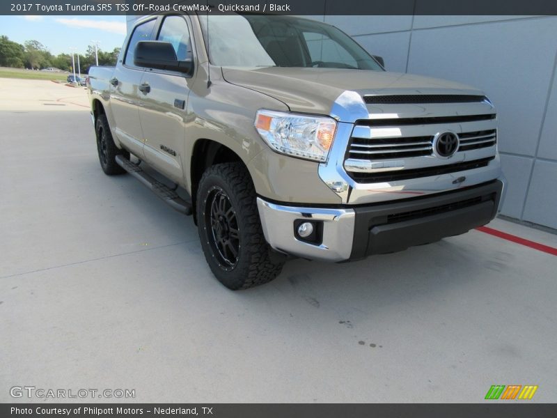Quicksand / Black 2017 Toyota Tundra SR5 TSS Off-Road CrewMax