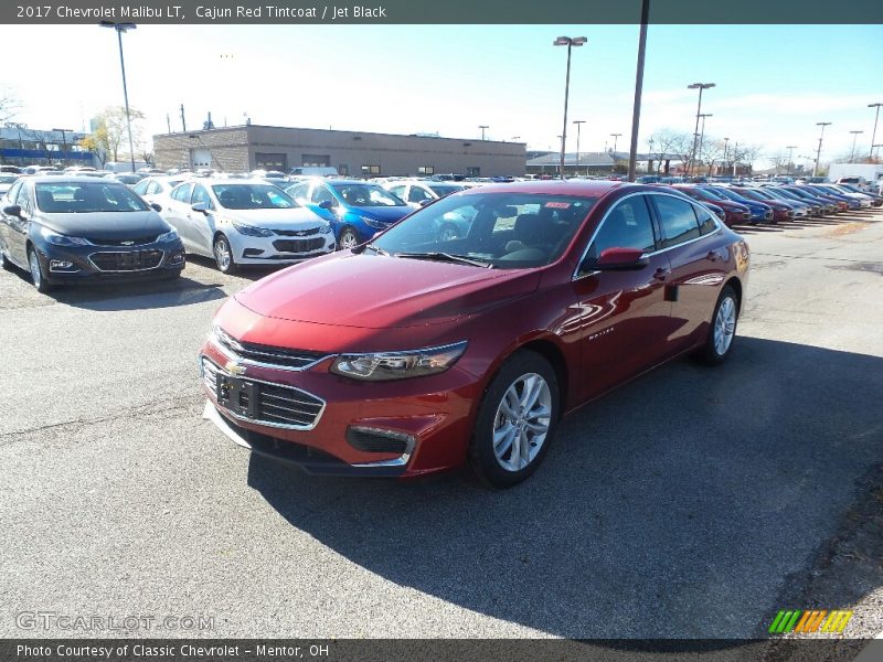 Cajun Red Tintcoat / Jet Black 2017 Chevrolet Malibu LT