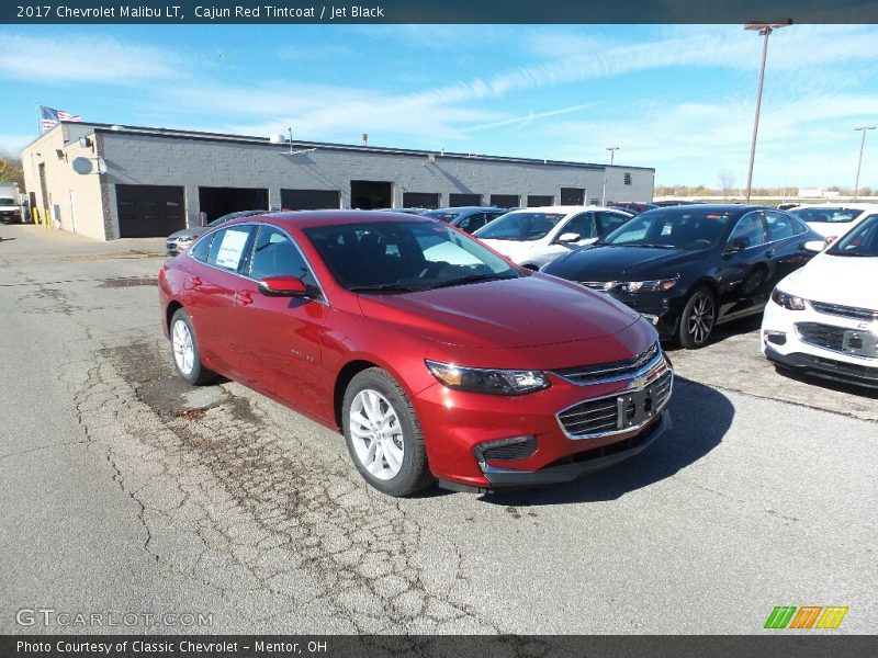 Cajun Red Tintcoat / Jet Black 2017 Chevrolet Malibu LT