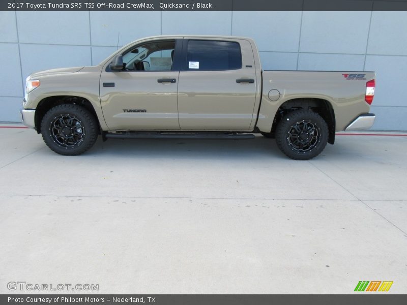 Quicksand / Black 2017 Toyota Tundra SR5 TSS Off-Road CrewMax