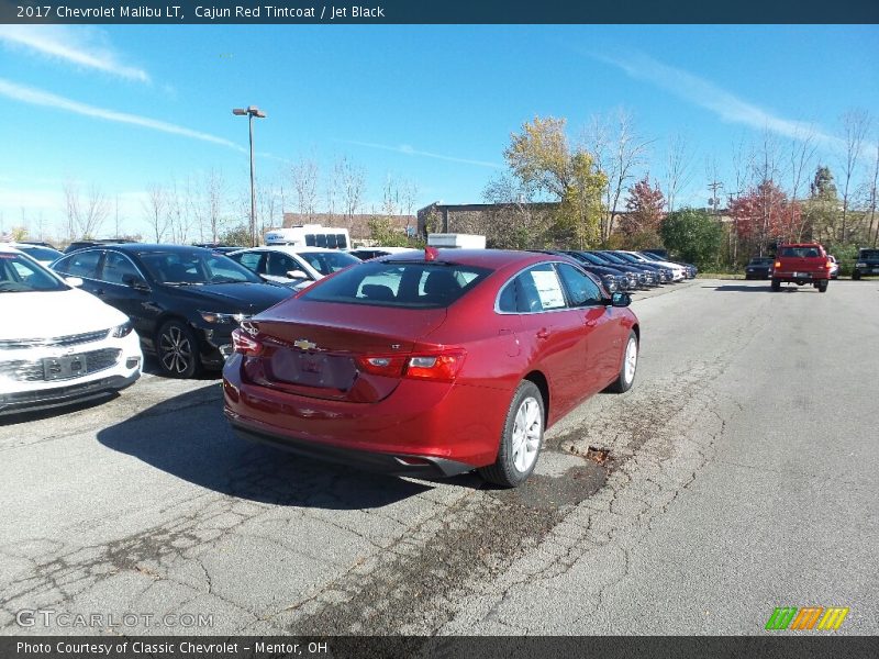 Cajun Red Tintcoat / Jet Black 2017 Chevrolet Malibu LT