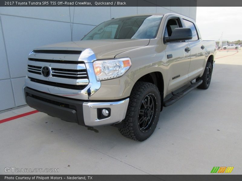 Quicksand / Black 2017 Toyota Tundra SR5 TSS Off-Road CrewMax