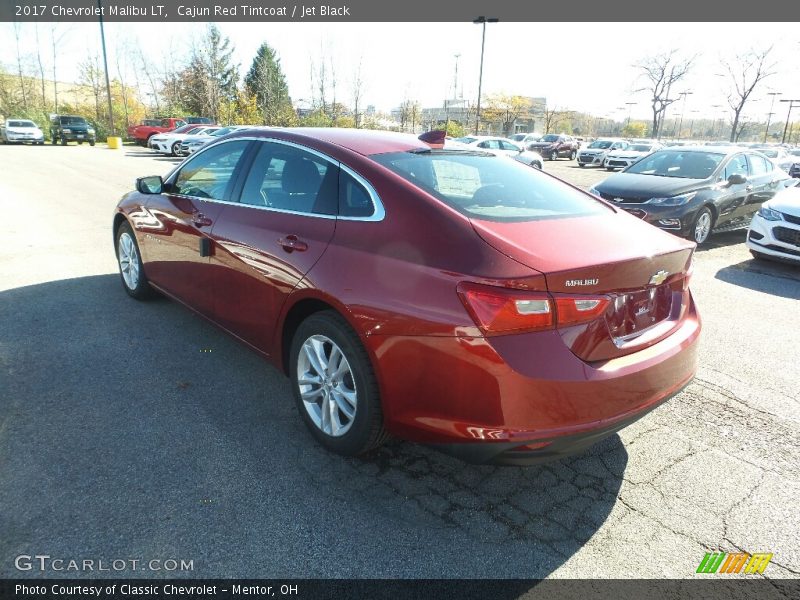 Cajun Red Tintcoat / Jet Black 2017 Chevrolet Malibu LT