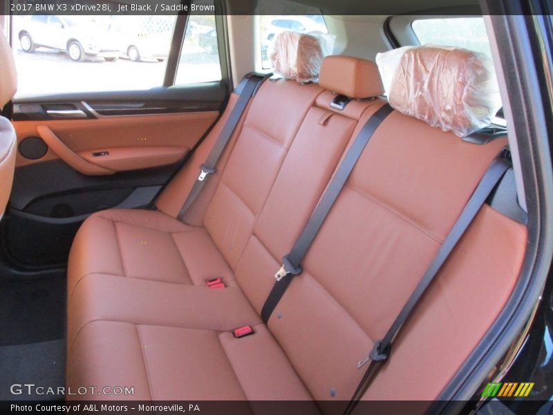 Jet Black / Saddle Brown 2017 BMW X3 xDrive28i