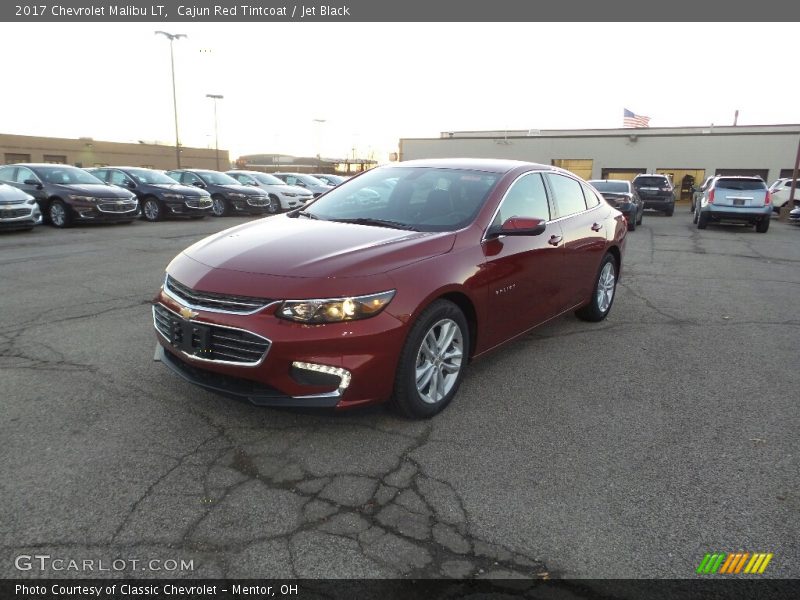 Cajun Red Tintcoat / Jet Black 2017 Chevrolet Malibu LT