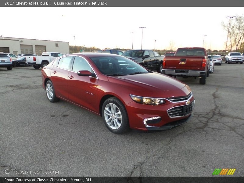 Cajun Red Tintcoat / Jet Black 2017 Chevrolet Malibu LT