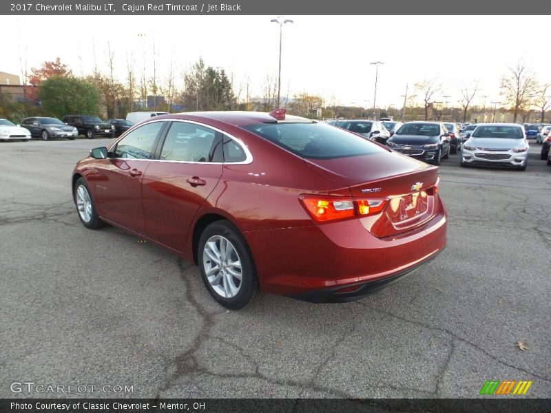 Cajun Red Tintcoat / Jet Black 2017 Chevrolet Malibu LT