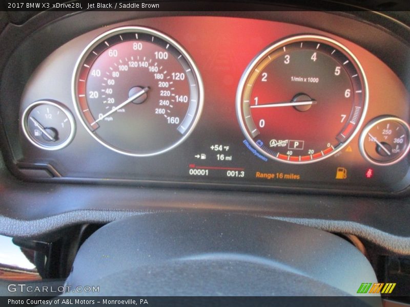 Jet Black / Saddle Brown 2017 BMW X3 xDrive28i