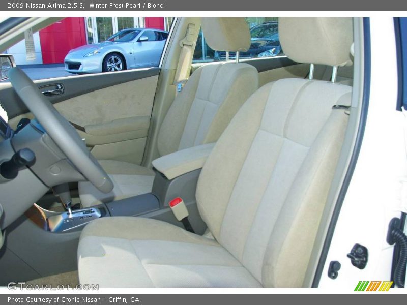 Winter Frost Pearl / Blond 2009 Nissan Altima 2.5 S