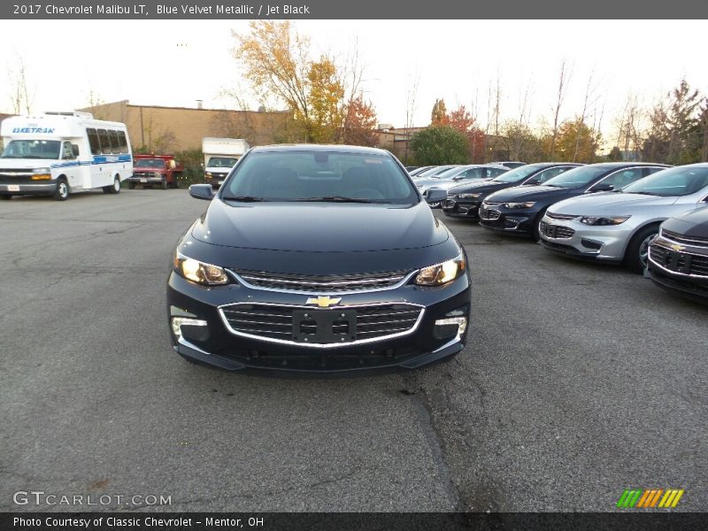 Blue Velvet Metallic / Jet Black 2017 Chevrolet Malibu LT