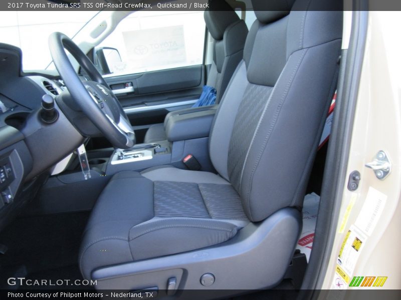 Front Seat of 2017 Tundra SR5 TSS Off-Road CrewMax
