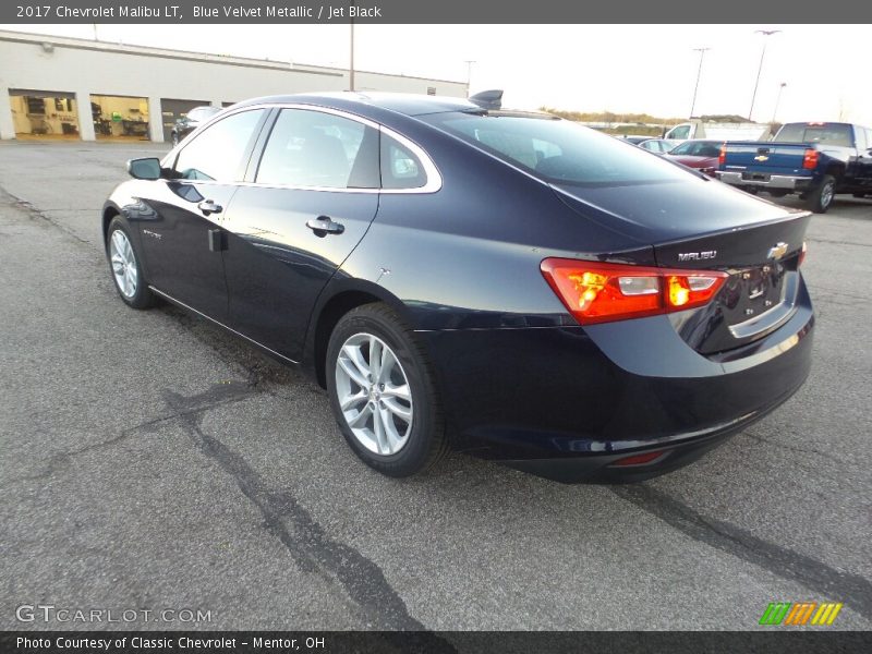 Blue Velvet Metallic / Jet Black 2017 Chevrolet Malibu LT