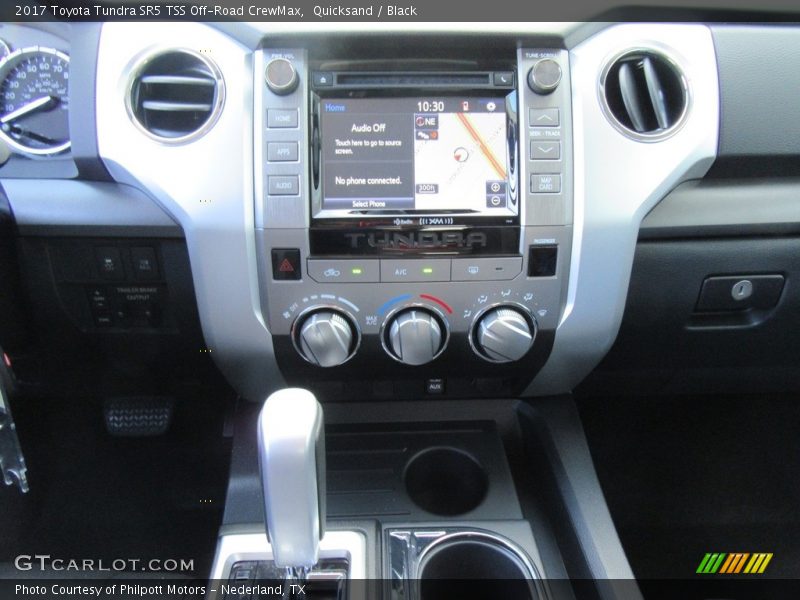 Dashboard of 2017 Tundra SR5 TSS Off-Road CrewMax