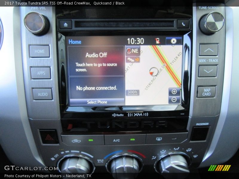 Navigation of 2017 Tundra SR5 TSS Off-Road CrewMax